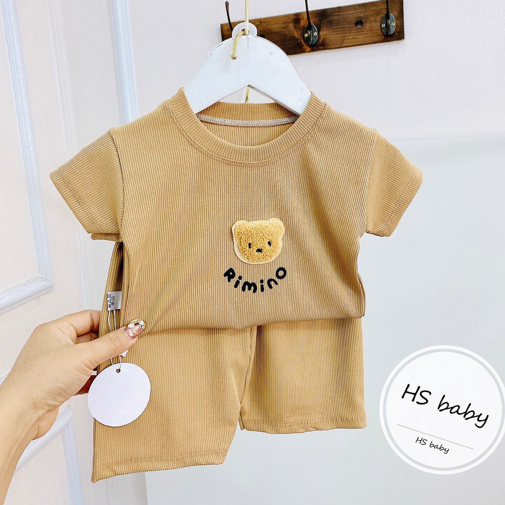 Bộc cộc tay gấu RIMINO minky cho bé