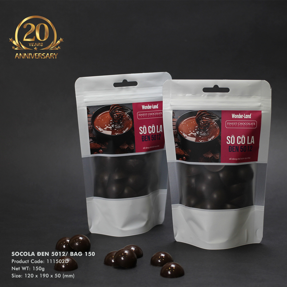 Socola Đen 5012 Bag 150g