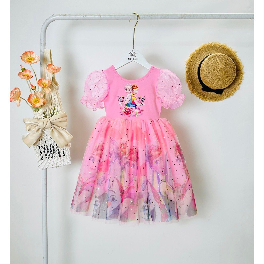 (Màu vàng)ĐẦM CÔNG CHÚA ELSA 8-20kg