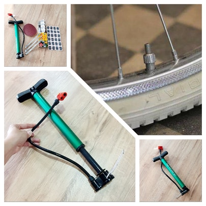 Bộ Dụng Cụ 4 Món Vá Ruột Xe Đạp Tiện Dụng