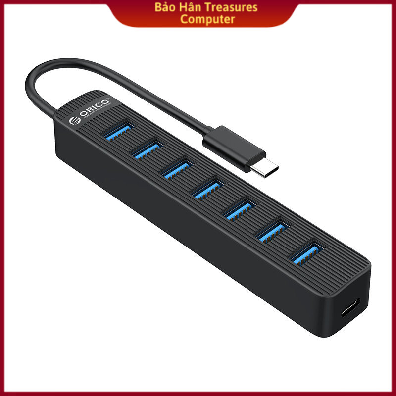Hub usb 3.0 type c orico 4 ports & 7 port twc3-4a-bk & twc3-7a-bk-genuine goods