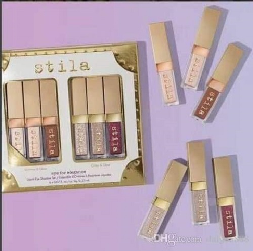 Set Nhũ Mắt Stila 6 cây 6 màu Công thức mỏng nhẹ như nước. Chất glitter dạng lỏng nhưng độ bám dính cao, không hề rơi các hạt glitter vô mắt Cho hiệu ứng đôi mắt long lanh, bám lâu cả ngày.