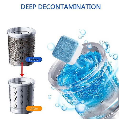[HCM]Hộp 12 Viên Tẩy Lồng Máy Giặt
