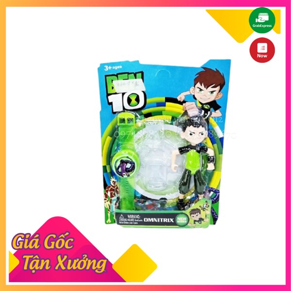 [Siêu HOT] Vỉ đồ chơi ben 10 y hình cho bé  046-9