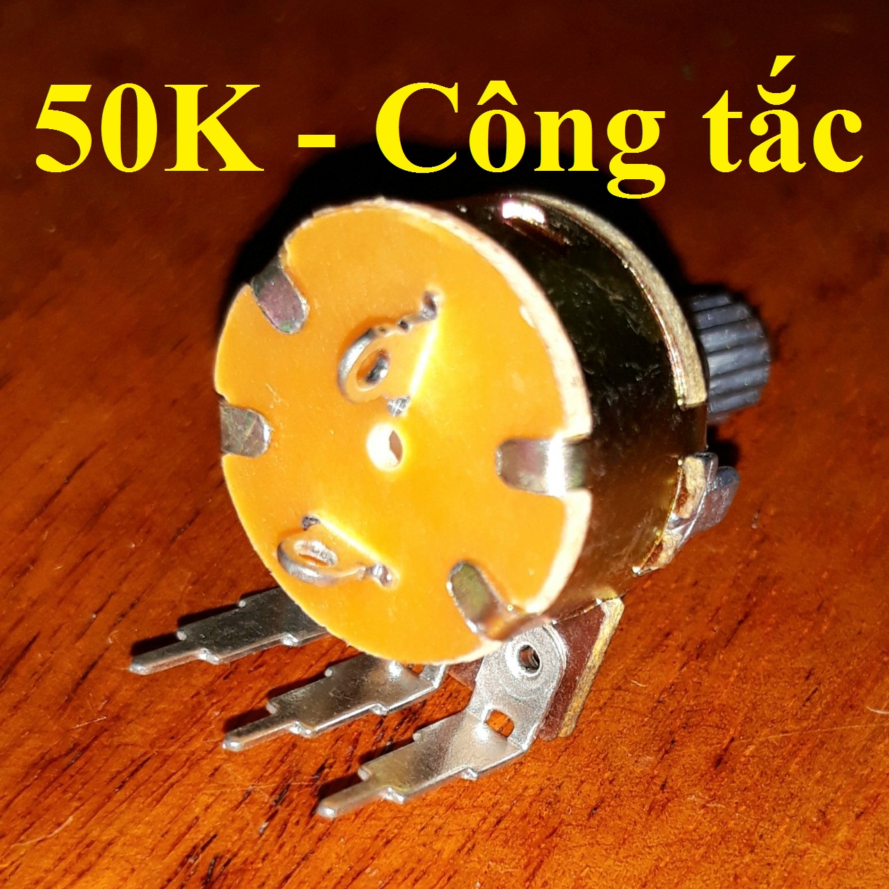 Mạch điện - 5 chiếc biến trở công tắc 50k / 500k loại wh148 chiết áp 50000ω / 500000ω