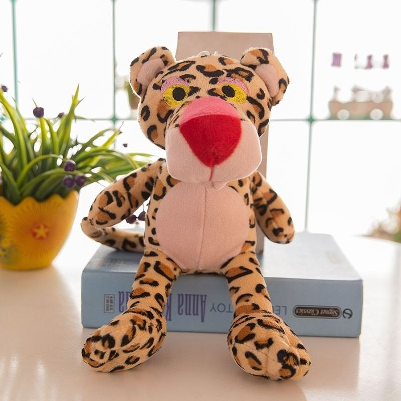 Gấu bông báo đốm pink panther dạng chibi vải nhung cao cấp mềm mịn siêu xịn