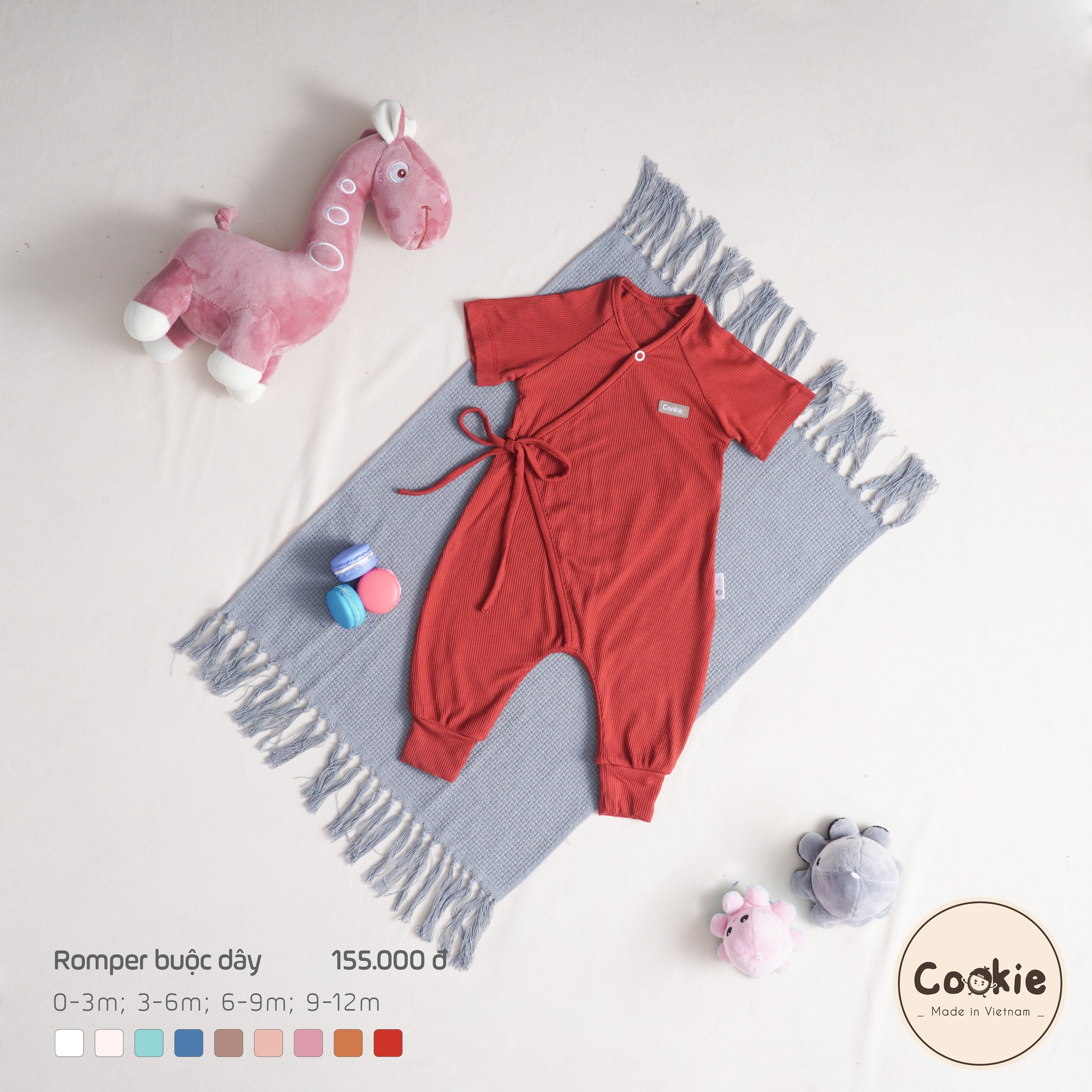 Cookie Romper buộc dây