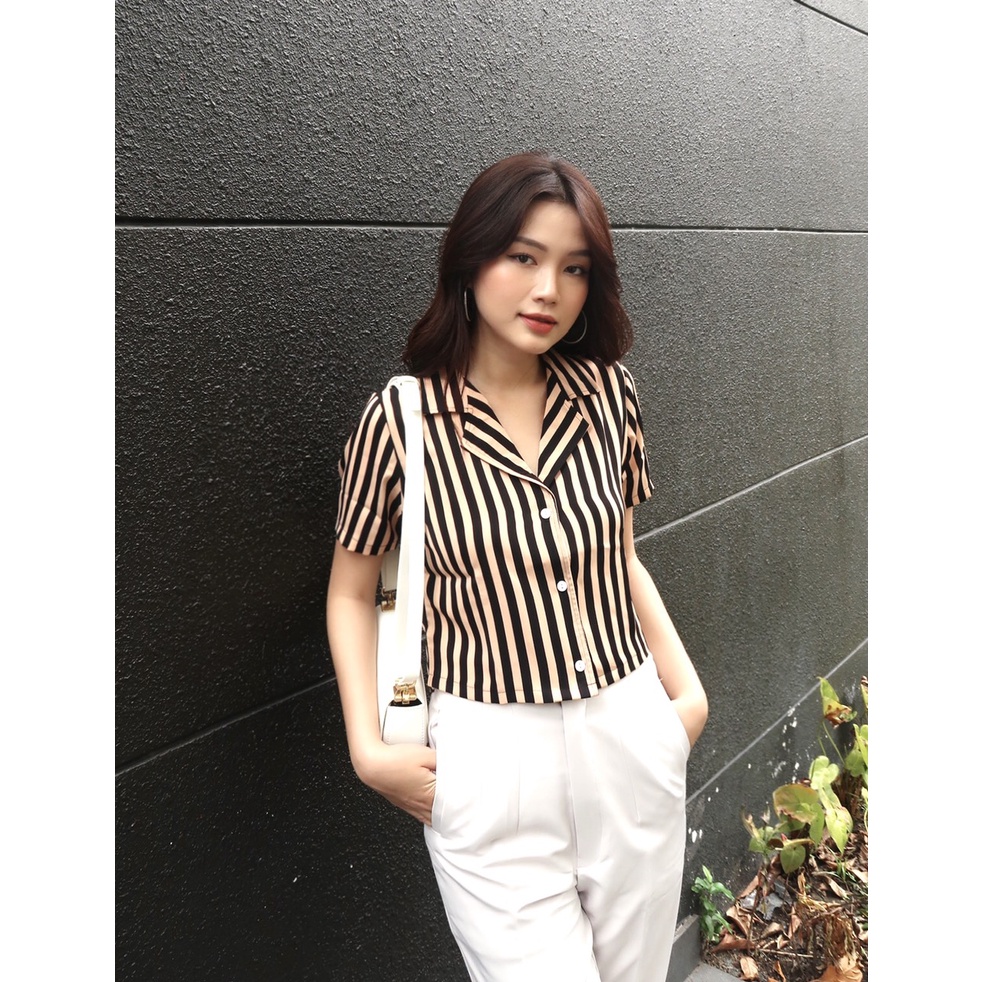 Áo Cổ Vest Dáng Lửng - AS22004 - BlazerSaigon