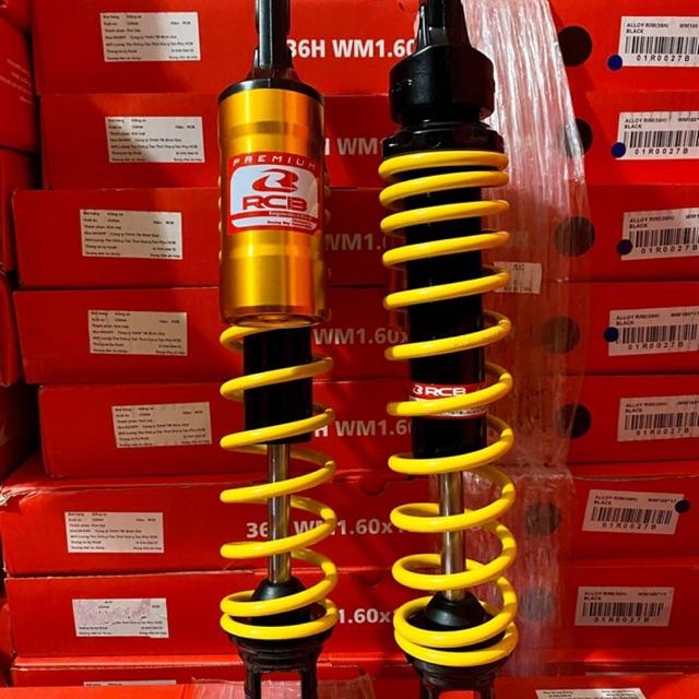 Cặp phuộc nhún  giảm sóc sau RCB (mb2) xe shvn wave sirius ab125 chính hãng RACING BOY