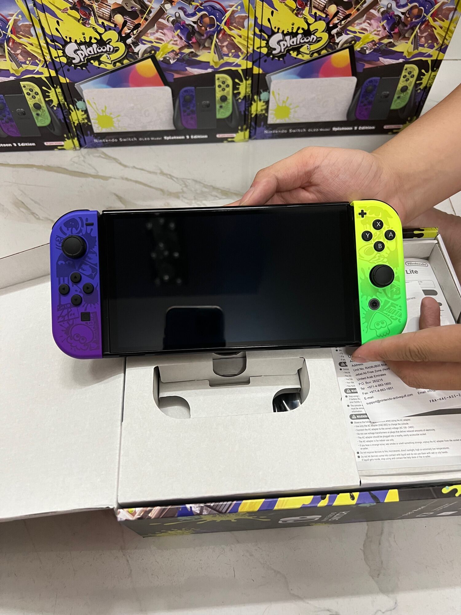 Máy Chơi Game Nintendo Switch OLED model - Splatoon 3 Edition