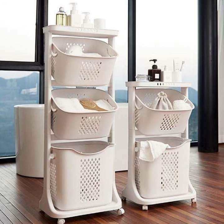 [HCM](tiết kiệm không gian) Kệ đa năng 3 tầng plastic chất lượng cao việt nhật cao cấp