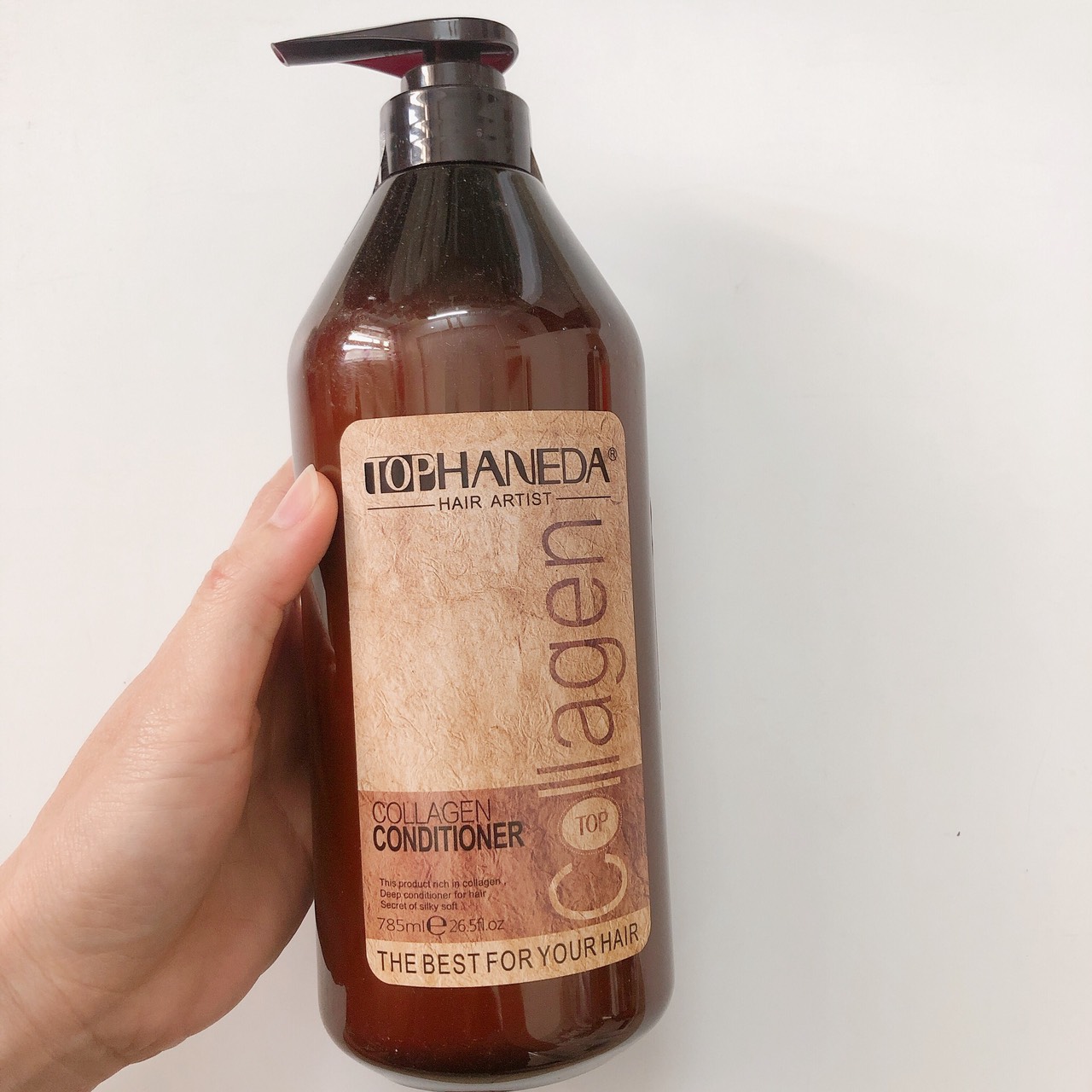 [+tặng mũ trùm][HCM]Dầu xả Top Haneda phục hồi siêu mượt tóc Collagen Conditioner 785ml