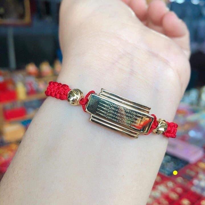 VÒNG 5 DÒNG KINH MAY MẮN CHÙA WATTRAIMIT THÁI LAN