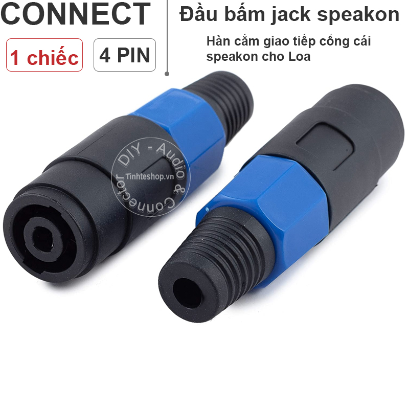 Speakon female 4 pin connector OD-10mm (1PCS)