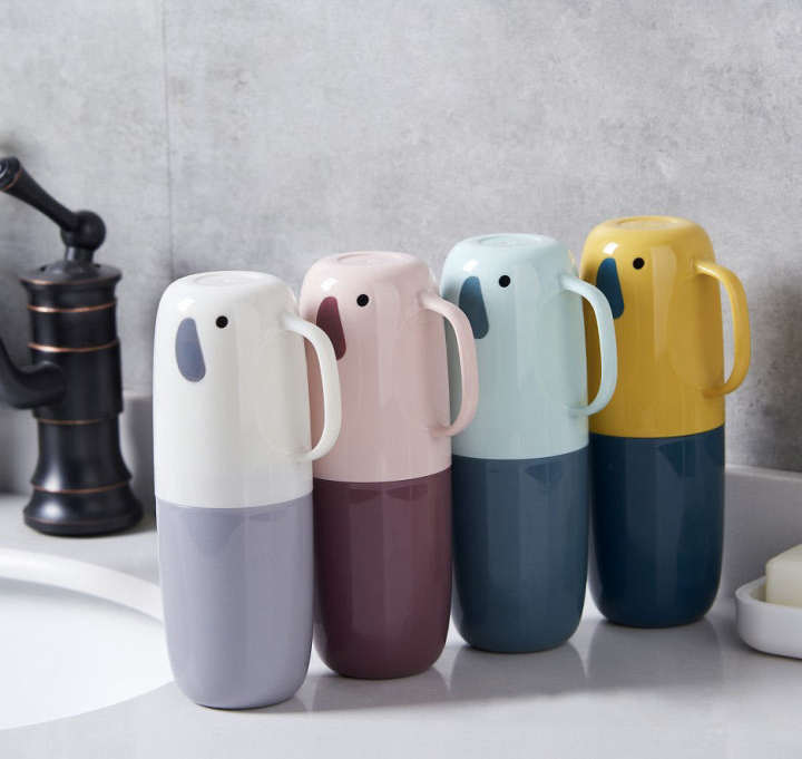 ⚡HÀNG XỊN⚡Hộp Đựng Bàn Chải Và Tuýp Kem Nhiều Màu Đẹp Kiêm Cốc Đánh Răng Du Lịch Văn Phòng Gọn Gàng Sạch Sẽ Tiện Dụng