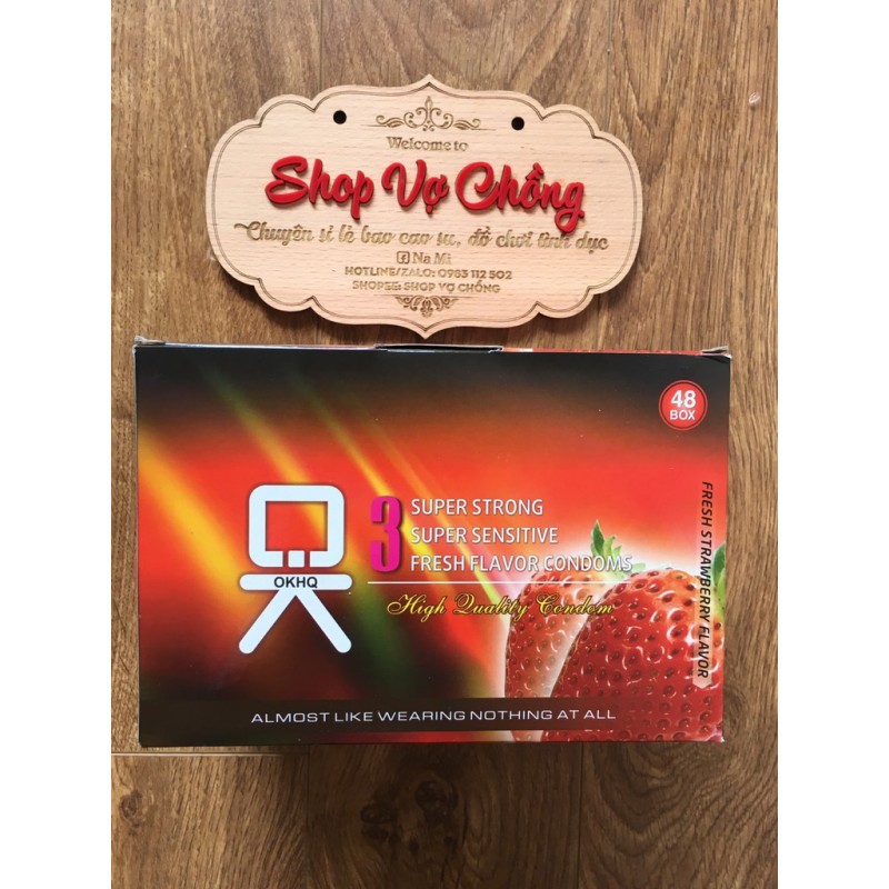 COMBO 144 CÁI BAO CAO SU OK