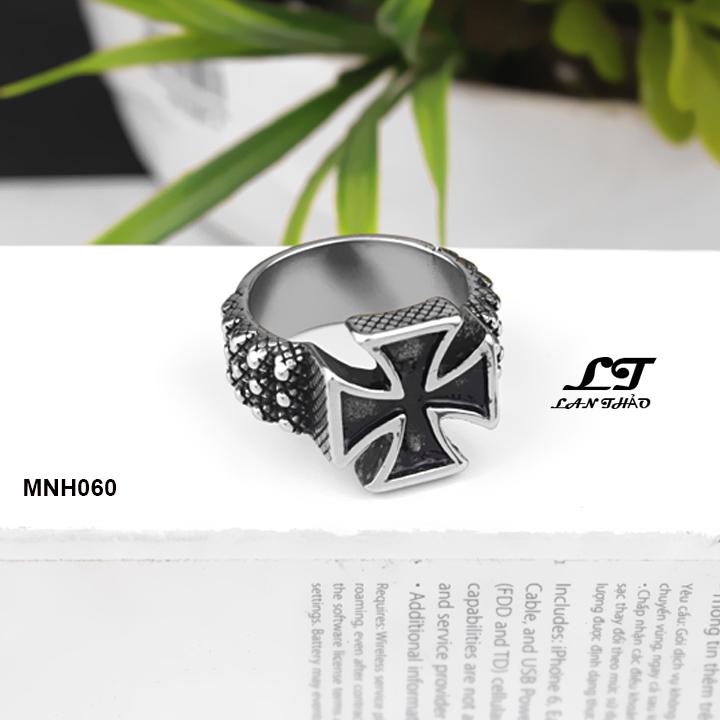 [HCM]Nhẫn nam CHROME HEART dấu thập ver6 MNH060