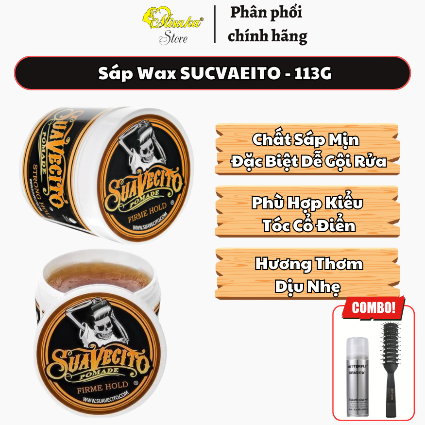 Sáp vuốt tóc SuaVecito - 113g