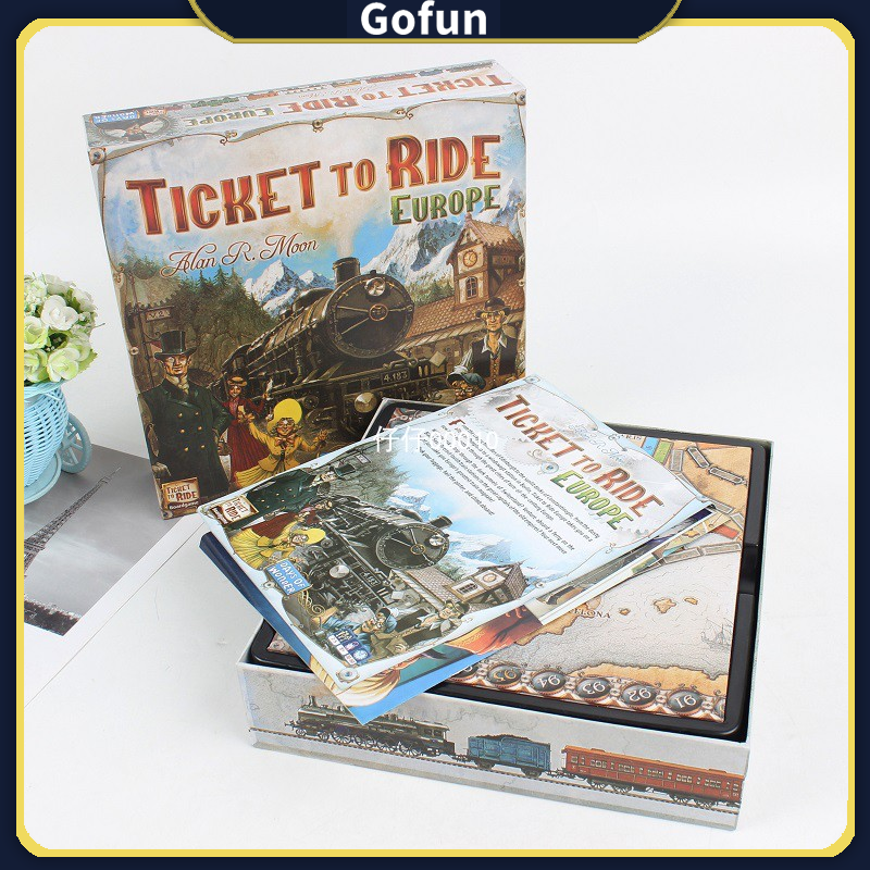 Ticket to Ride Deck Board Game EU Edition Party Friend Game