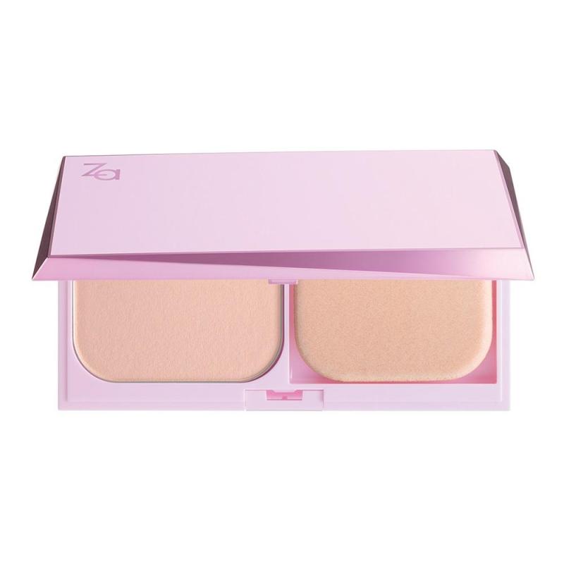 Phấn nền mỏng mịn tự nhiên với công nghệ nén nước Za Airy Flawless Powder Foundation Oc00