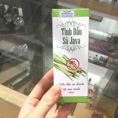 Xịt xua muỗi tinh dầu xả java 50ml