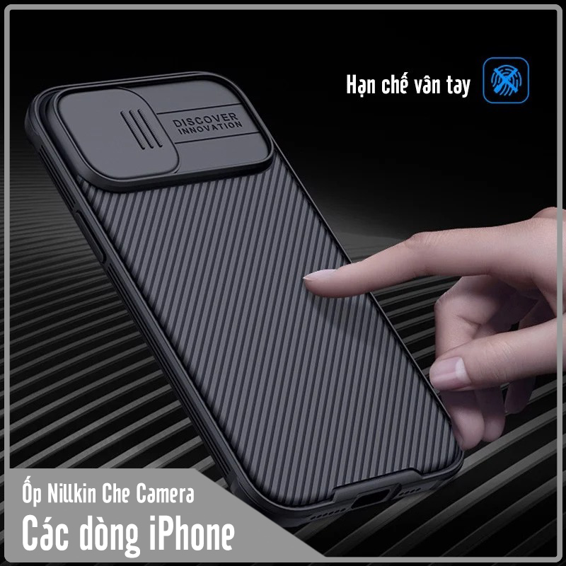 Ốp lưng cho iPhone 12 - iPhone 12 Pro - iPhone 12 Pro Max Nillkin CamShield che camera