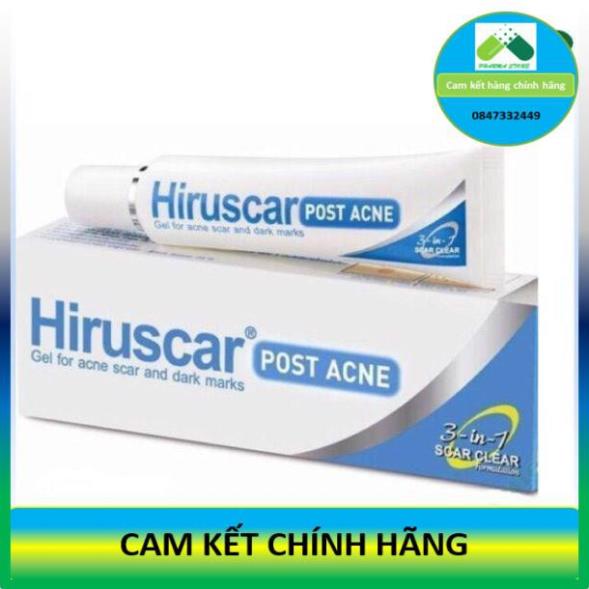 ! Gel làm mờ sẹo mụn và thâm mụn Hiruscar Post Acne [Hirusca, post acnes] !