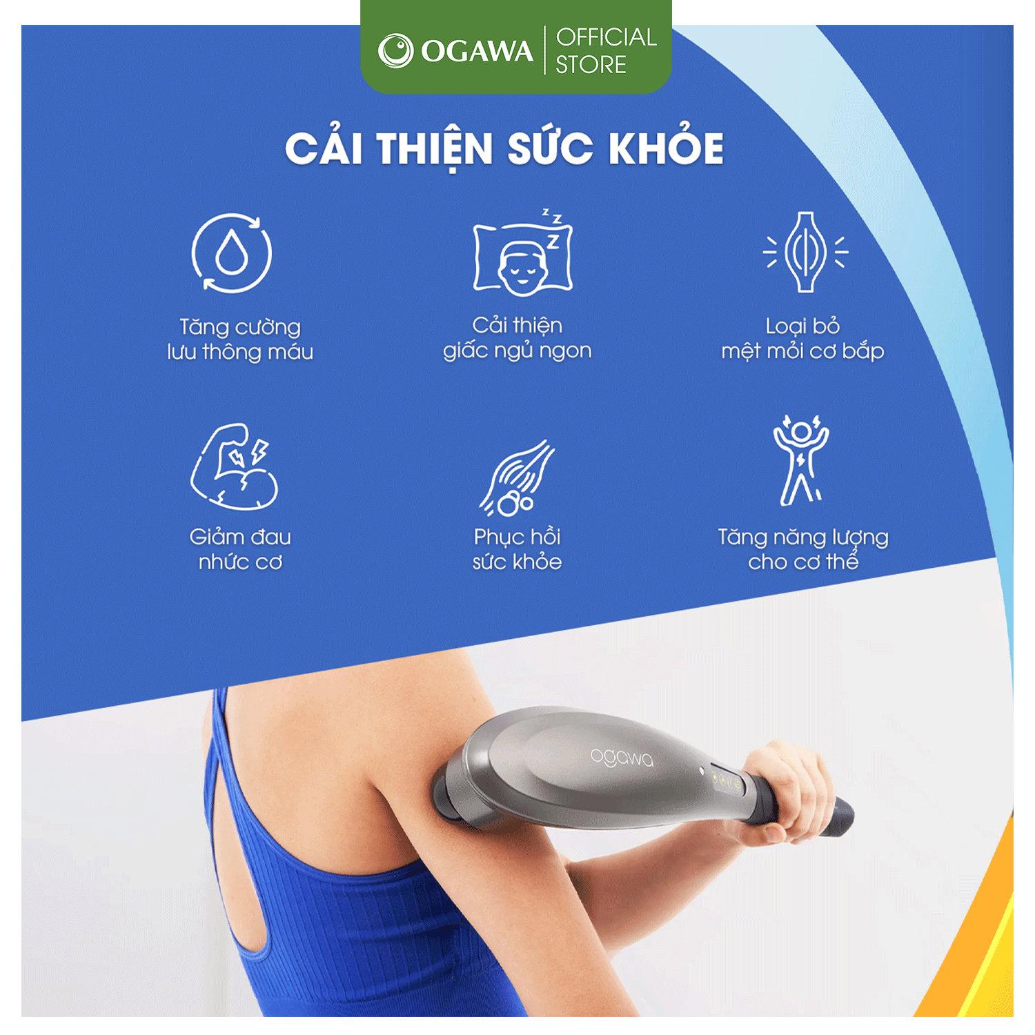 Máy Massage cầm tay OGAWA Buzzy