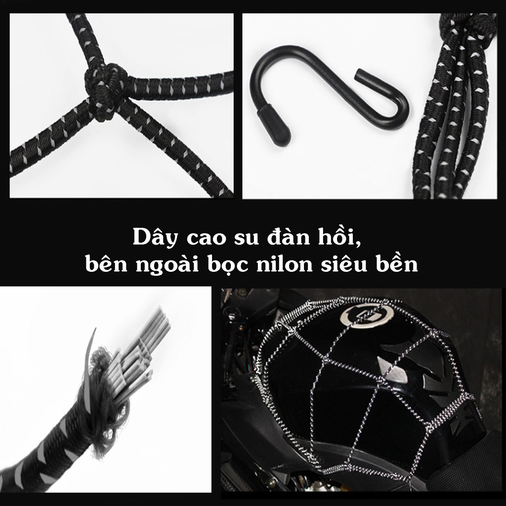 Lưới trùm bình xăng có phản quang