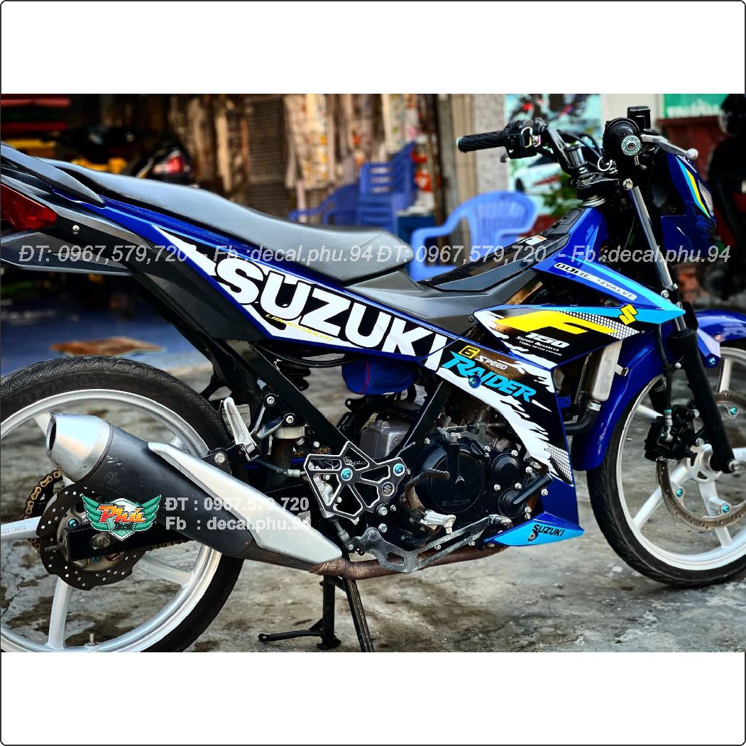 Tem rời Raider Xanh
