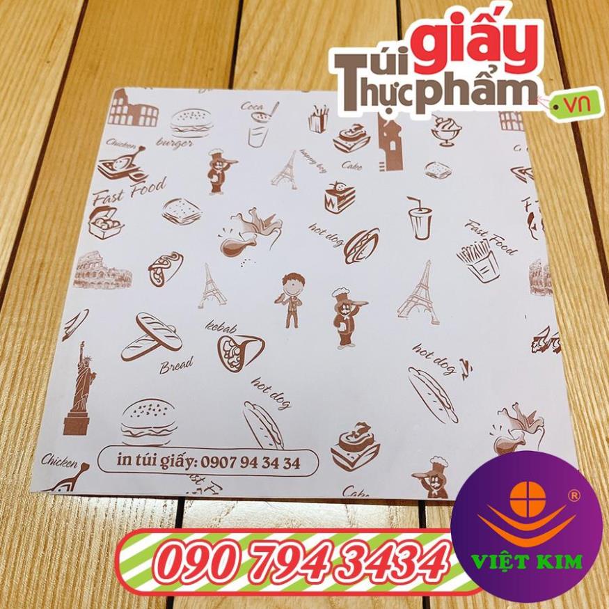 1000 túi giấy Kebab (Fort - in sẵn)
