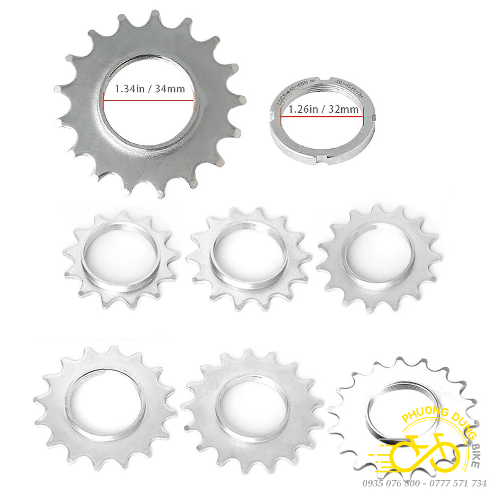 Líp xe đạp không phanh Fixed Gear - Líp cố định xe đạp