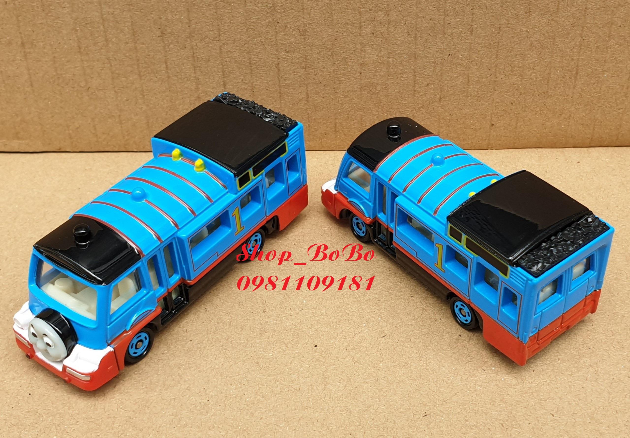Xe mô hình Tomica Nhật Bản - Xe lửa Thomas Màu xanh số 1