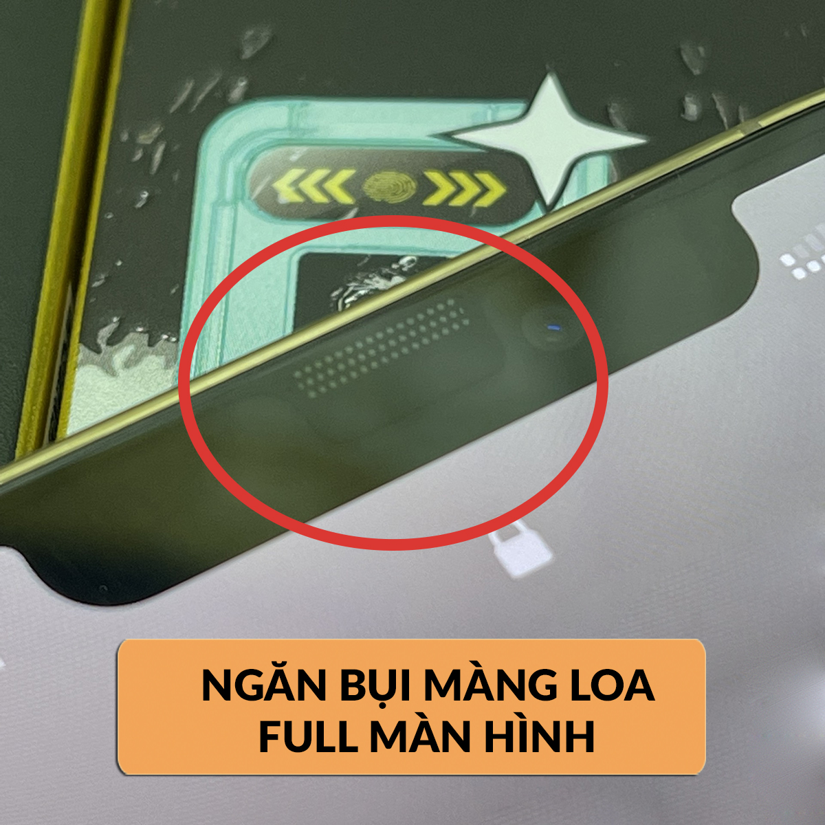 Kính Cường Lực dành cho iphone có Khung Tự Dán KingKong Ngăn Bụi Loa cho X/Xs/XR/XS Max/11/12/13/14/15/Pro/Plus/Pro Max - phukienhatde