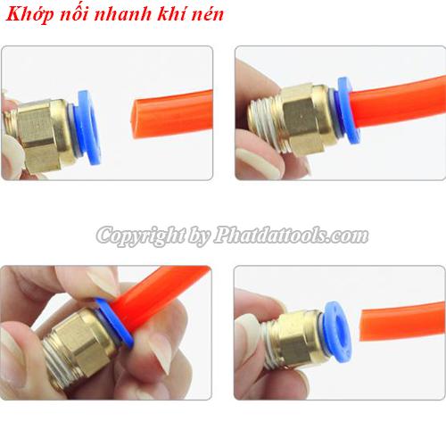 Pneumatic rope quick coupler set of 5