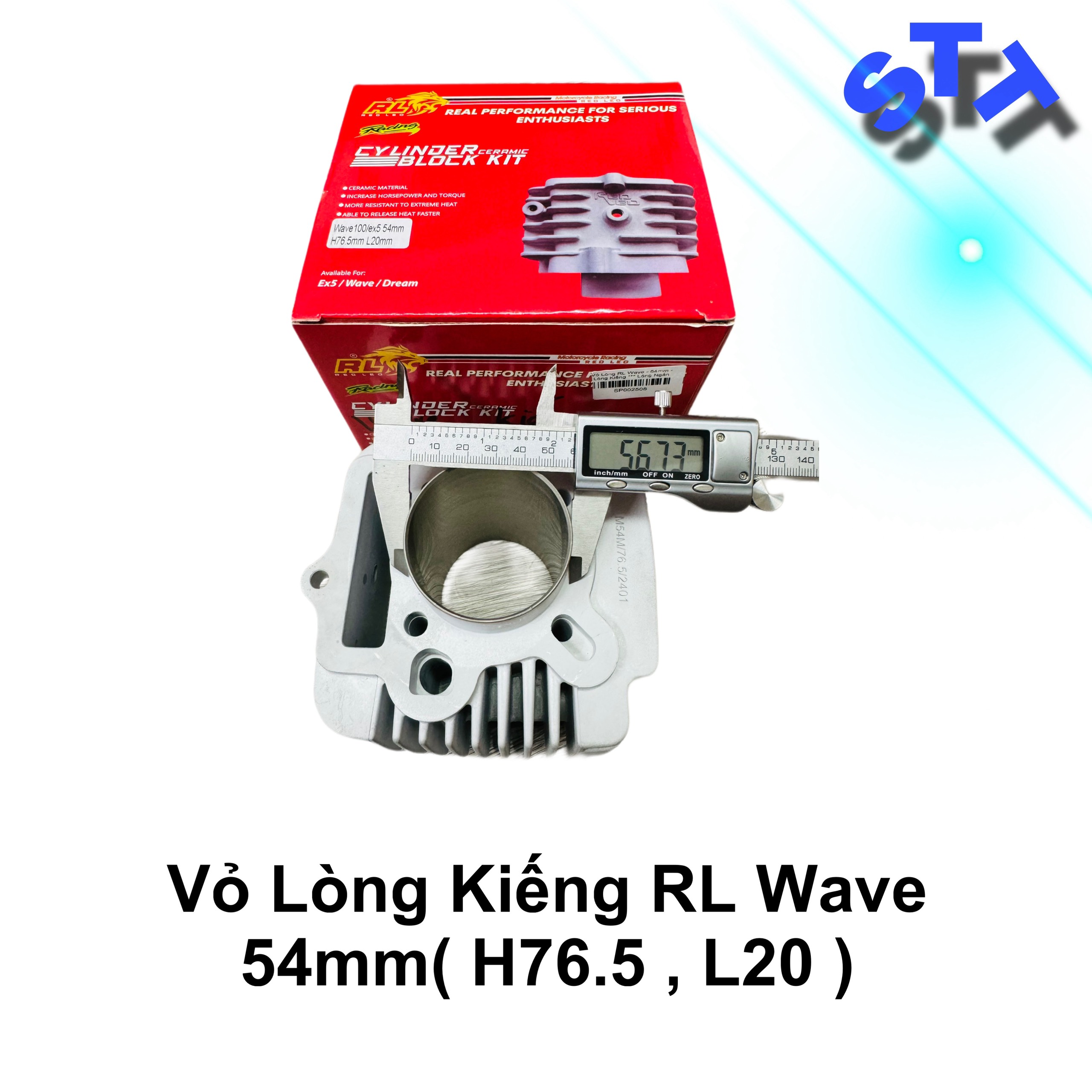 Vỏ Lòng Kiếng Redleo Wave / Dream 54mm ( H76.5 , L20 )