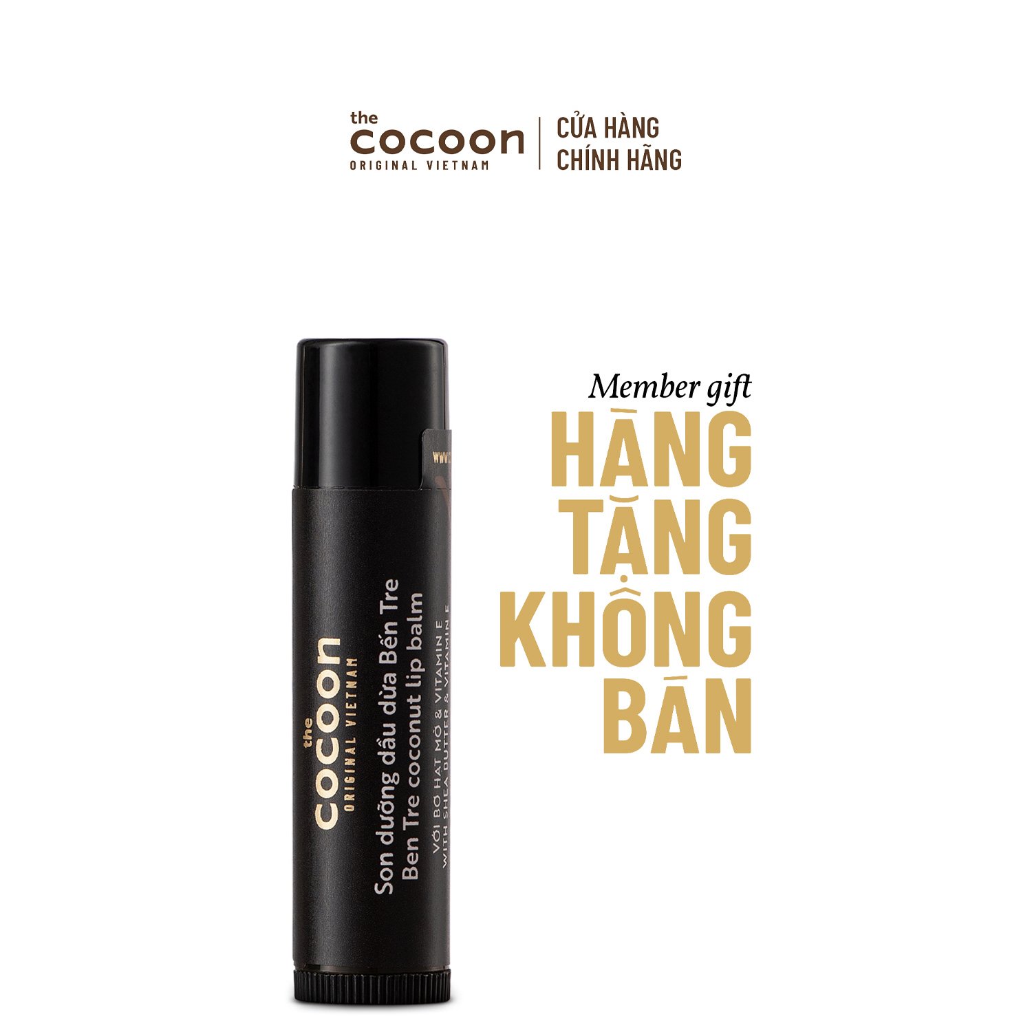 MEMBER GIFT [Hàng tặng không bán] - Son Dưỡng Dầu Dừa Bến Tre Cocoon 5g