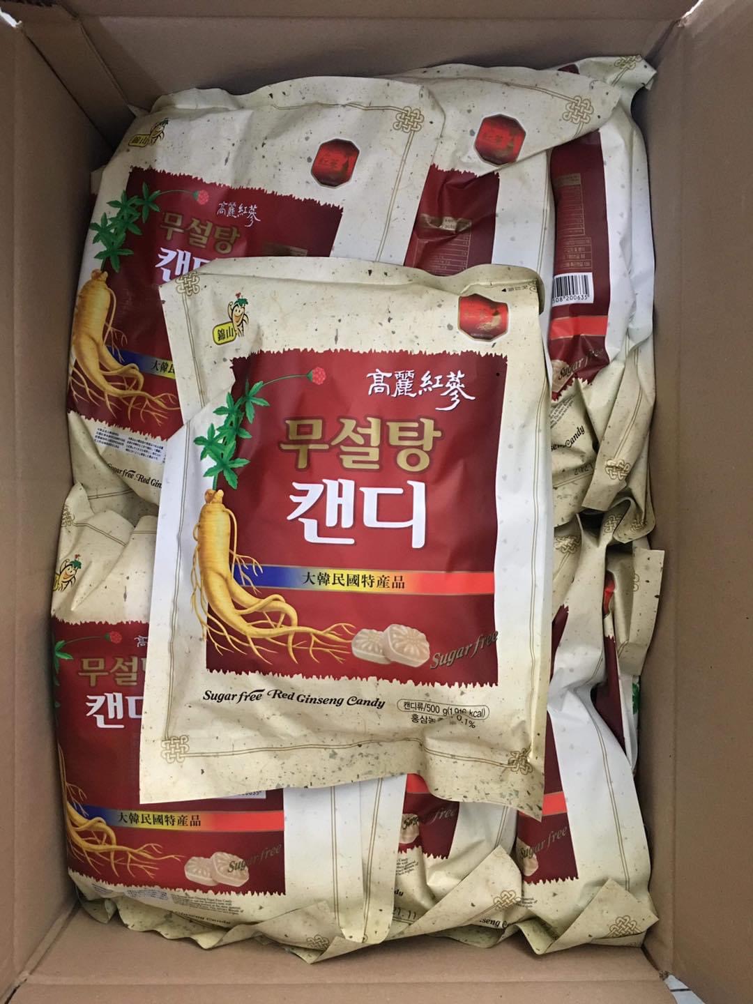 [HCM]Kẹo Sâm Không Đường 500gr