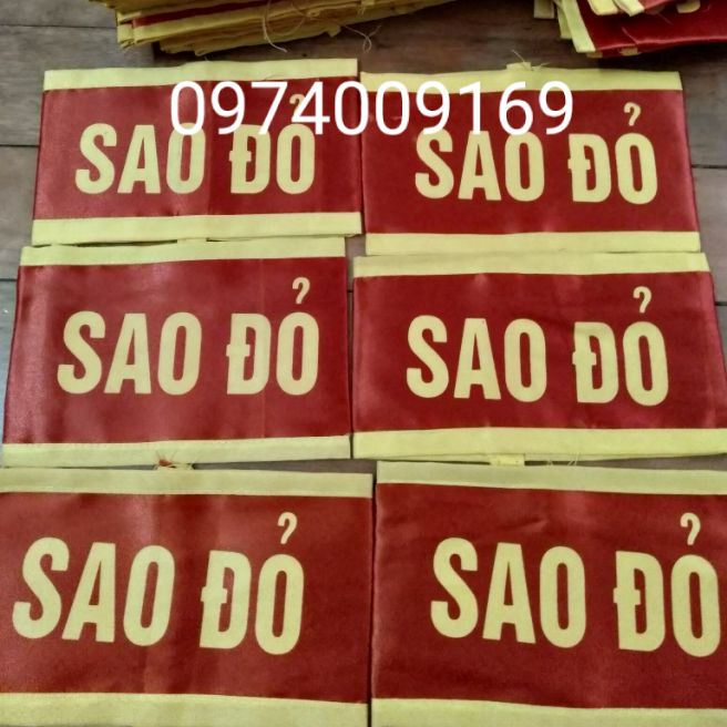 Băng sao đỏ - tặng kèm kim băng