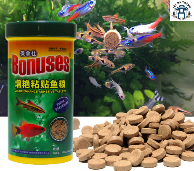 [Hoàn Tiền 10%] Thức Ăn Dán Kính Cao Cấp BONUES Hũ 100Gr