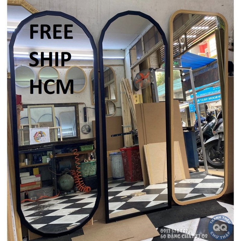 Gương soi toàn thân FreeShip HCM