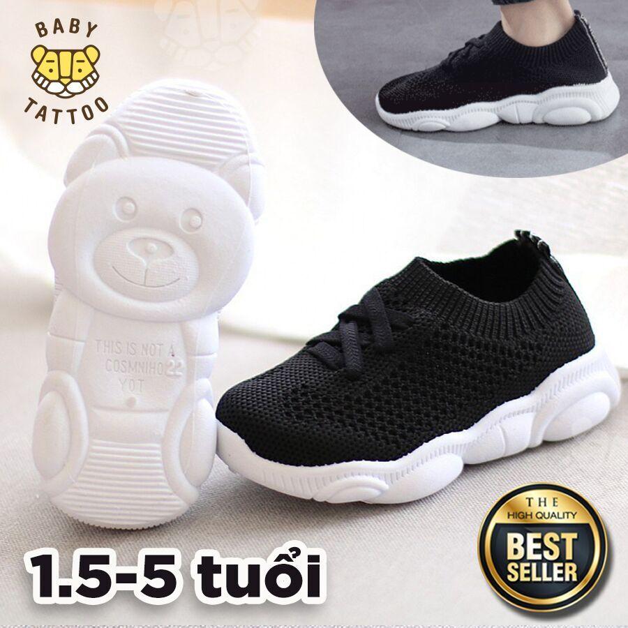 BABY TATTOO Kids Girl Boy Sneakers Fashion Cute Bear Outsole Lace up