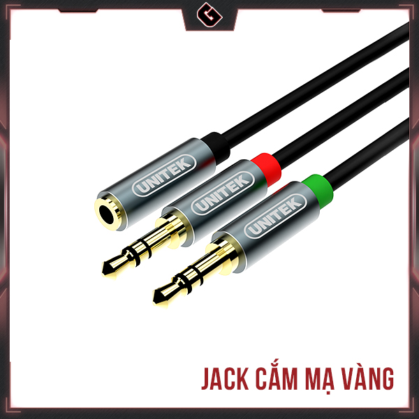 Jack Chuyển Tai Nghe 3.5mm Unitek