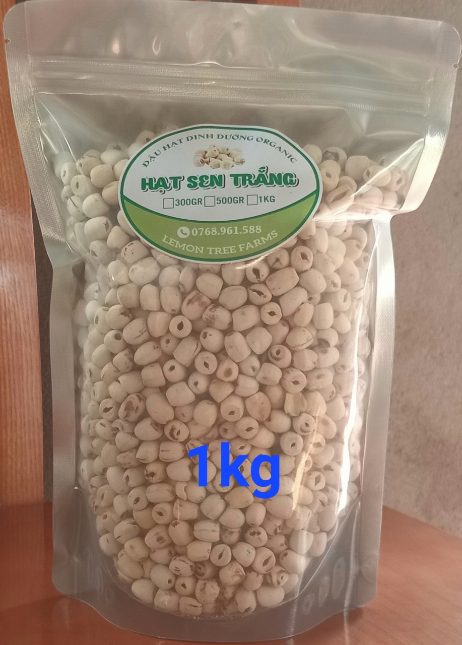 SEN TRẮNG THÁP MƯỜI-HẠT SEN KHÔ ORGANIC