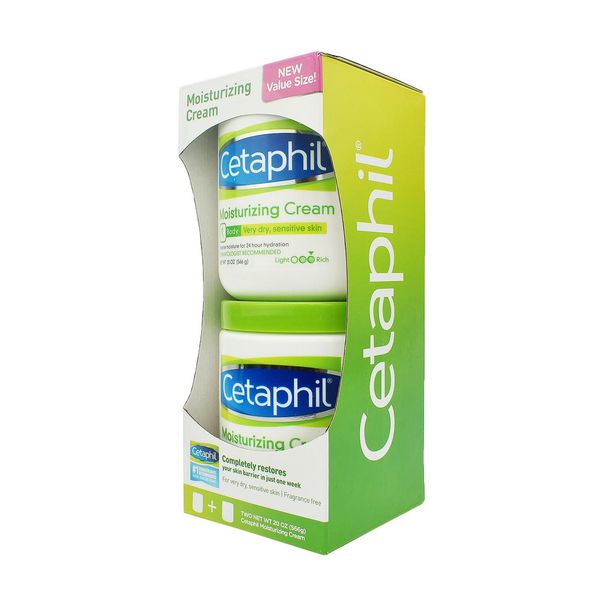 SET 2 KEM DƯỠNG DA CETAPHIL MOISTURIZING CREAM 566G