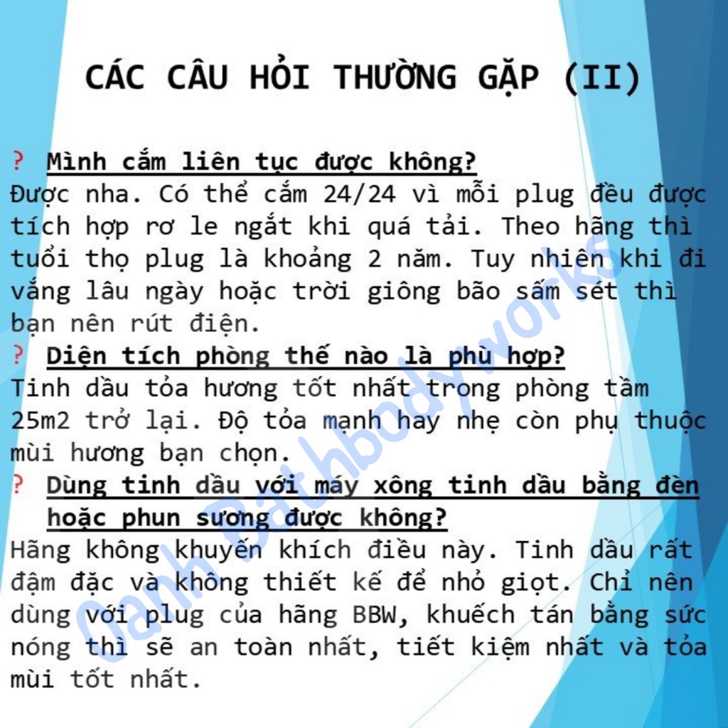 Tinh dầu thơm phòng Bath & Body Works
