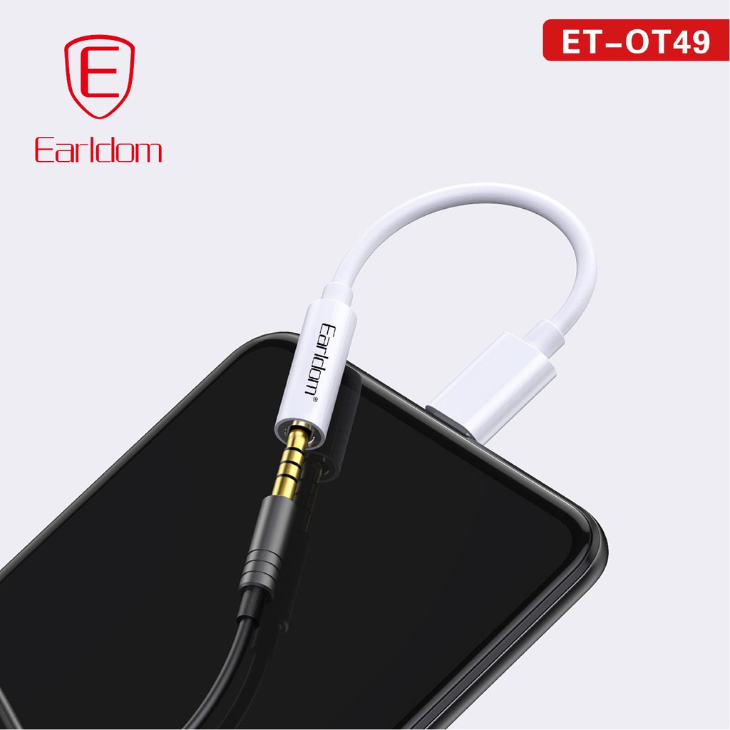 Jack Chuyển Lightning Sang 3.5mm Earldom ET-OT49 ( Kết Nối Bluetooth)
