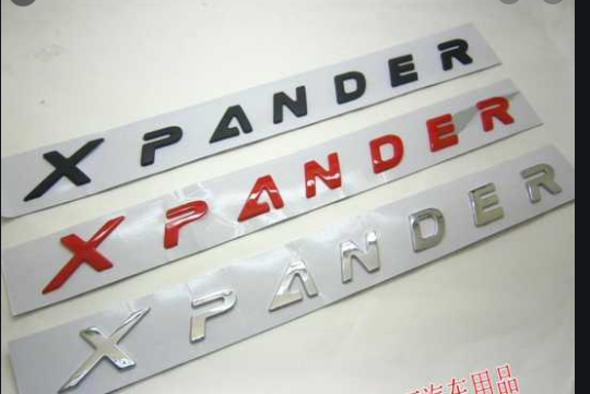 Tem Chữ Nổi 3D Xpander dán capo cực nổi
