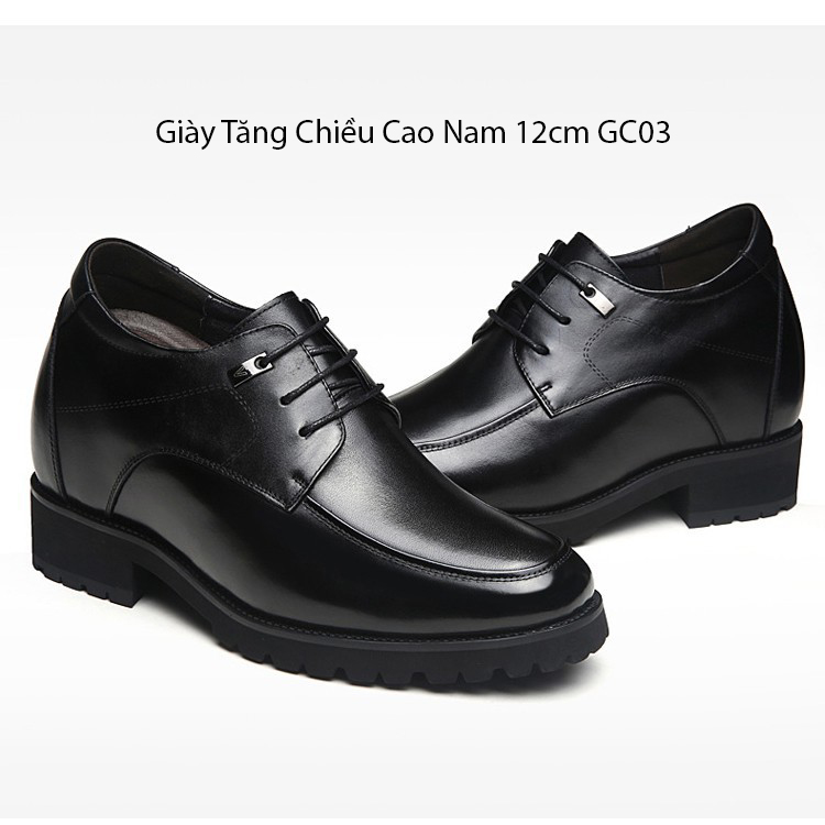 [HCM]Giầy Tăng Chiều Cao Nam 12cm GC03
