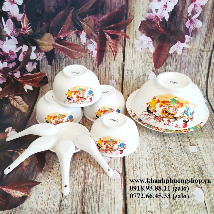[HCM]bộ chén tô đĩa sứ - chén tô đĩa sứ